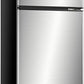 Anukis Compact Refrigerator 3.8 Cu Ft 2 Door Mini Fridge with Freezer for Apartment, Dorm, Office, Family, Basement, Garage - Silver