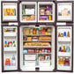 Norcold 1210 - RV Refrigerator - 12 cu. ft. - 4-Door - 2-Way AC/LP, Black