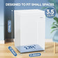 BANGSON Chest Freezer,3.5 Cu.Ft Freezer With Removable Basket,Adjustable Temperature Deep Freezer for Home/Dorms/Apartment/Office