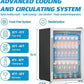 Beverage Refrigerator, 4.5 Cubic Feet/145 Can Fridge for Soda Beer or Wine with Adjustable Shelve & LED Display, Drink Refrigerator for Home/Bar/Office(Silver)